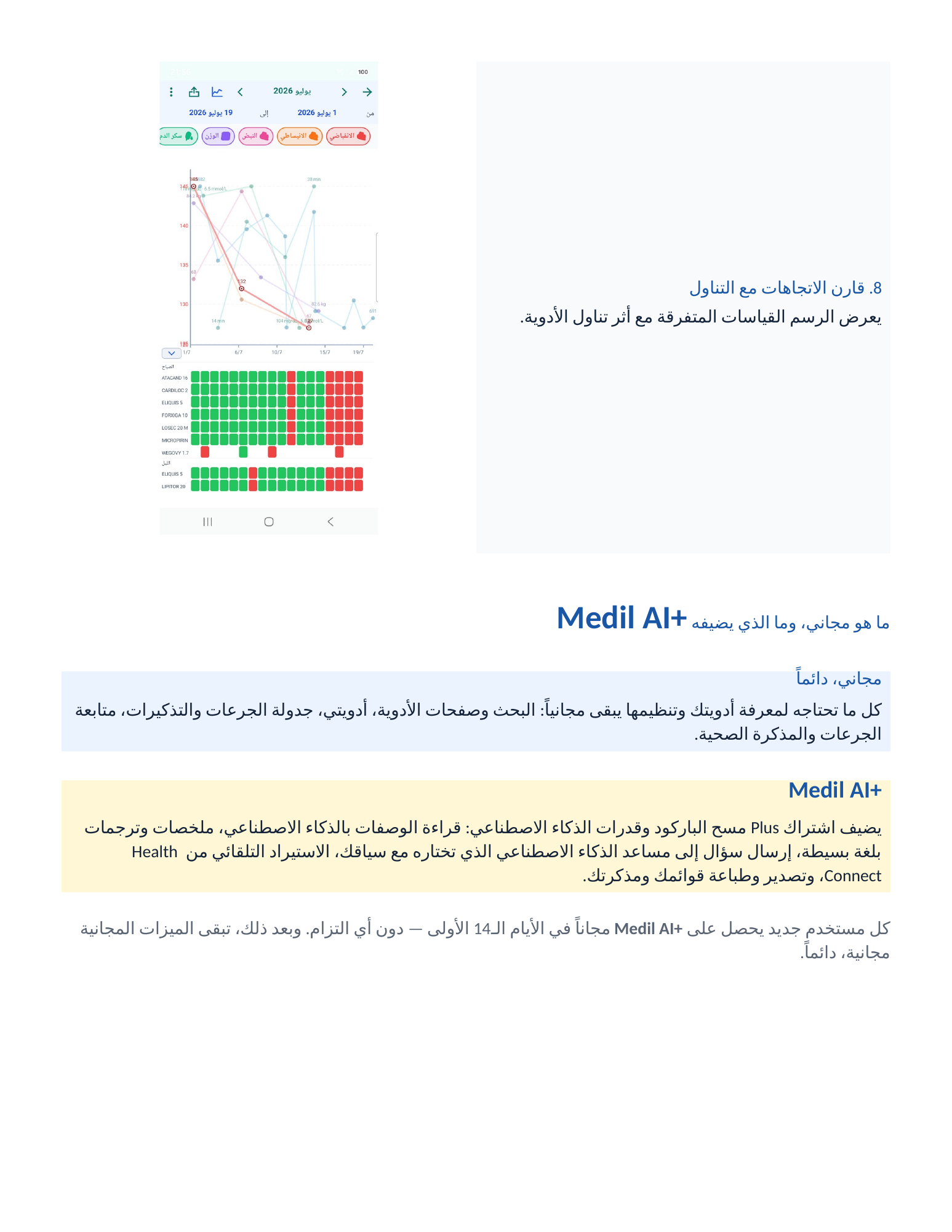 دليل المريض Medil AI page 5