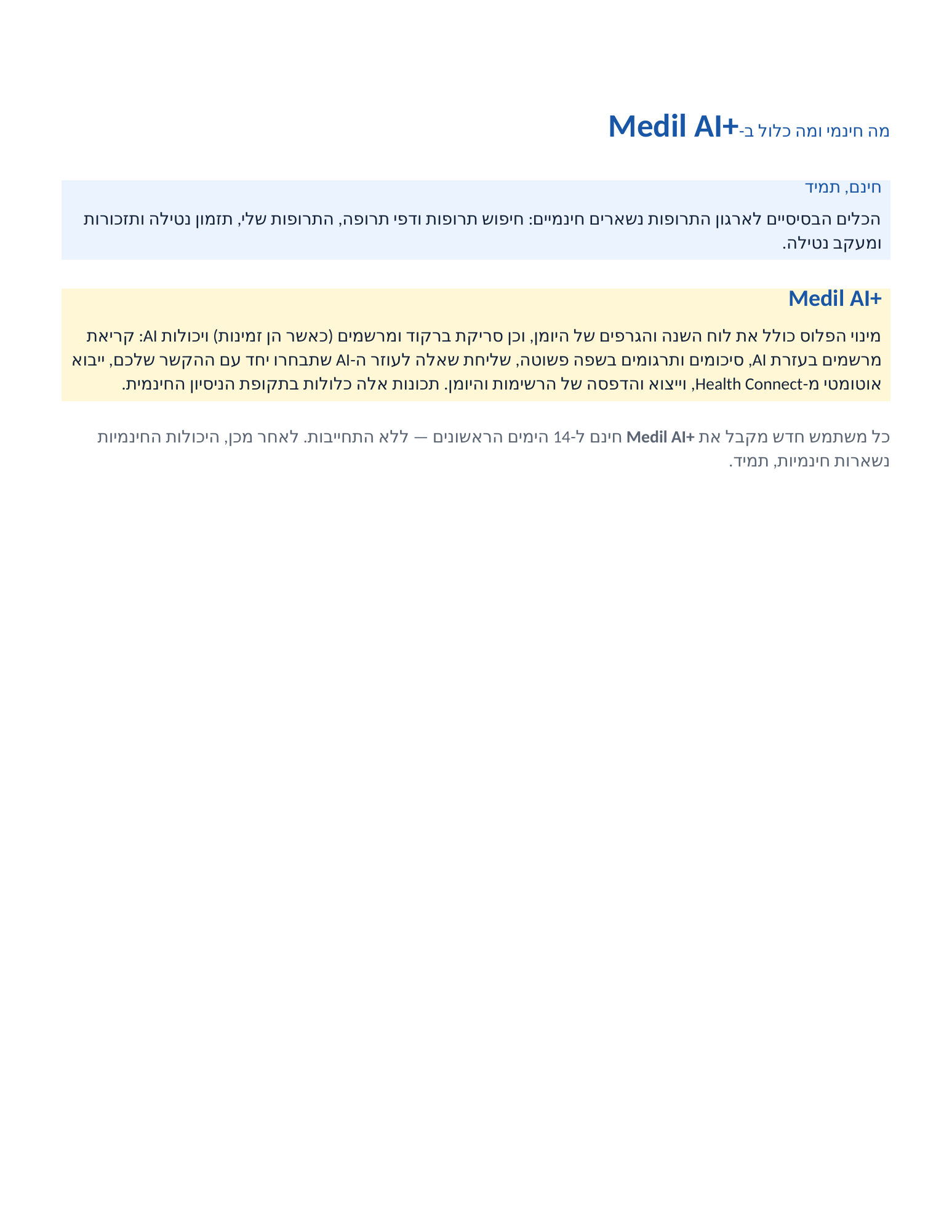 המדריך המאויר למטופל של Medil AI, עמוד 8 מתוך 8